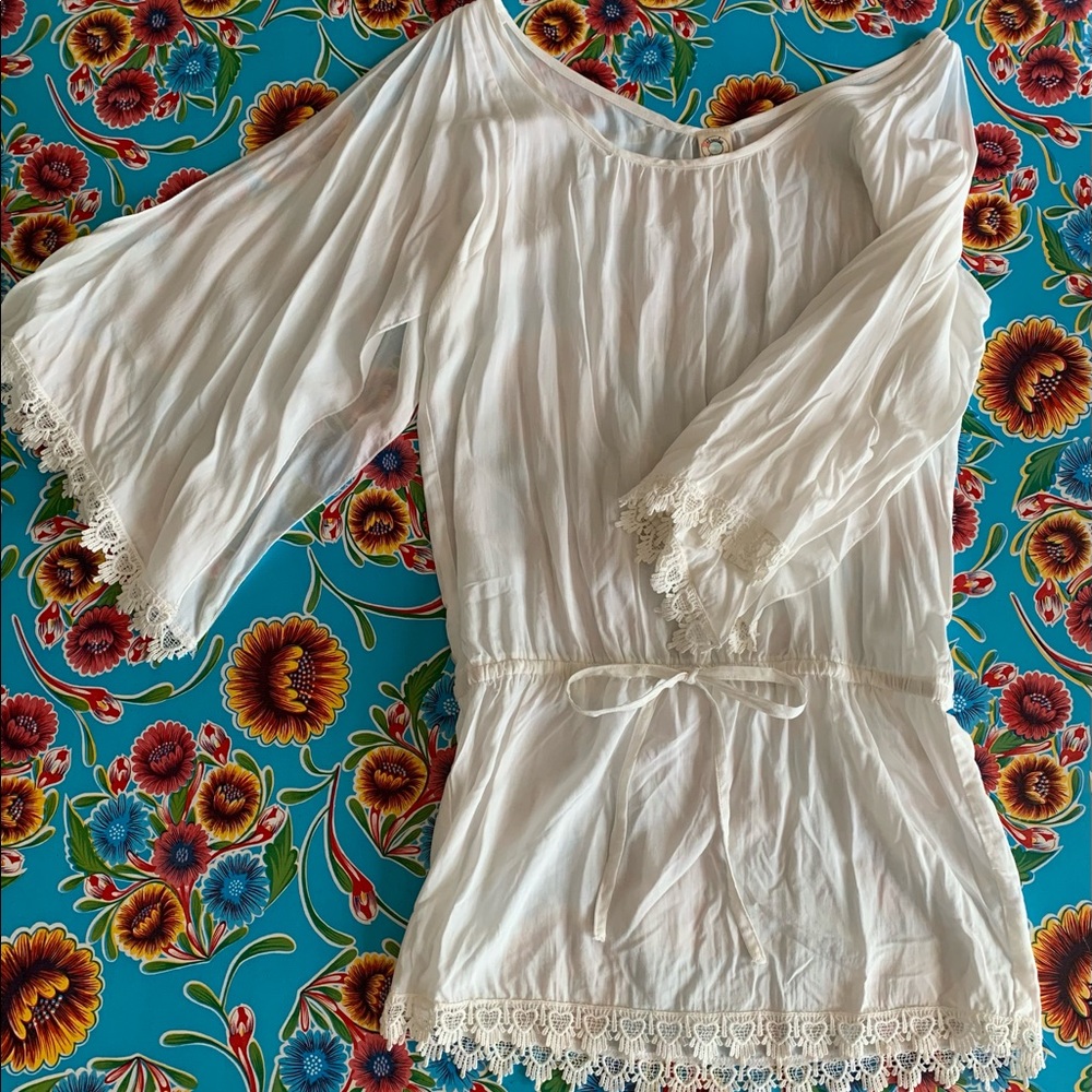 Honolua Wahine White Tunic